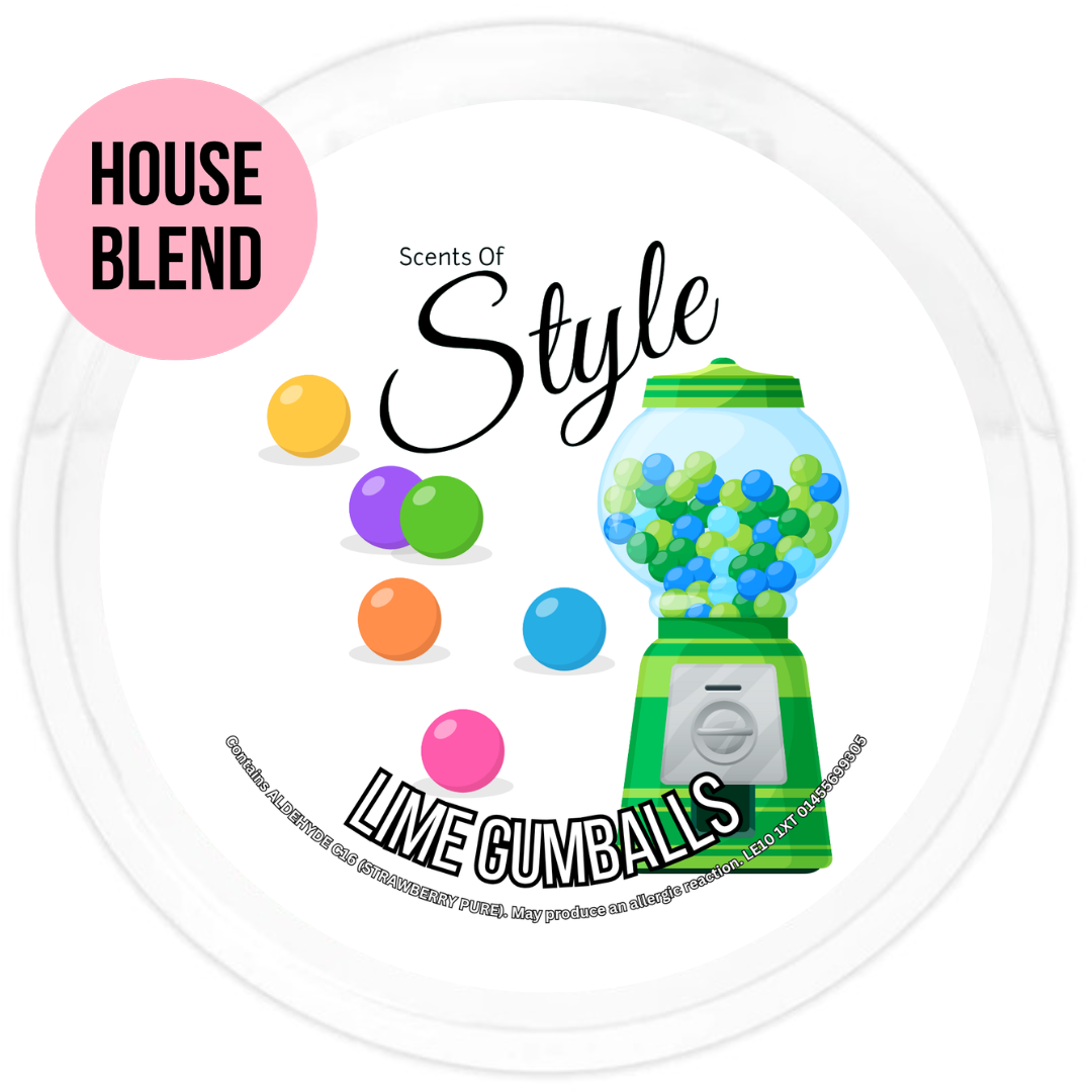 Lime Gumballs 2oz Segment Pot