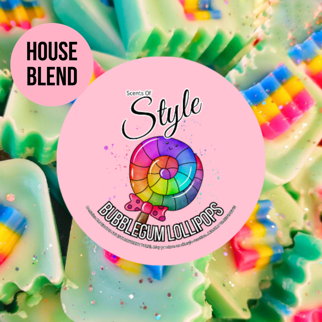 Bubblegum Lollipops 100g Chunk Bag