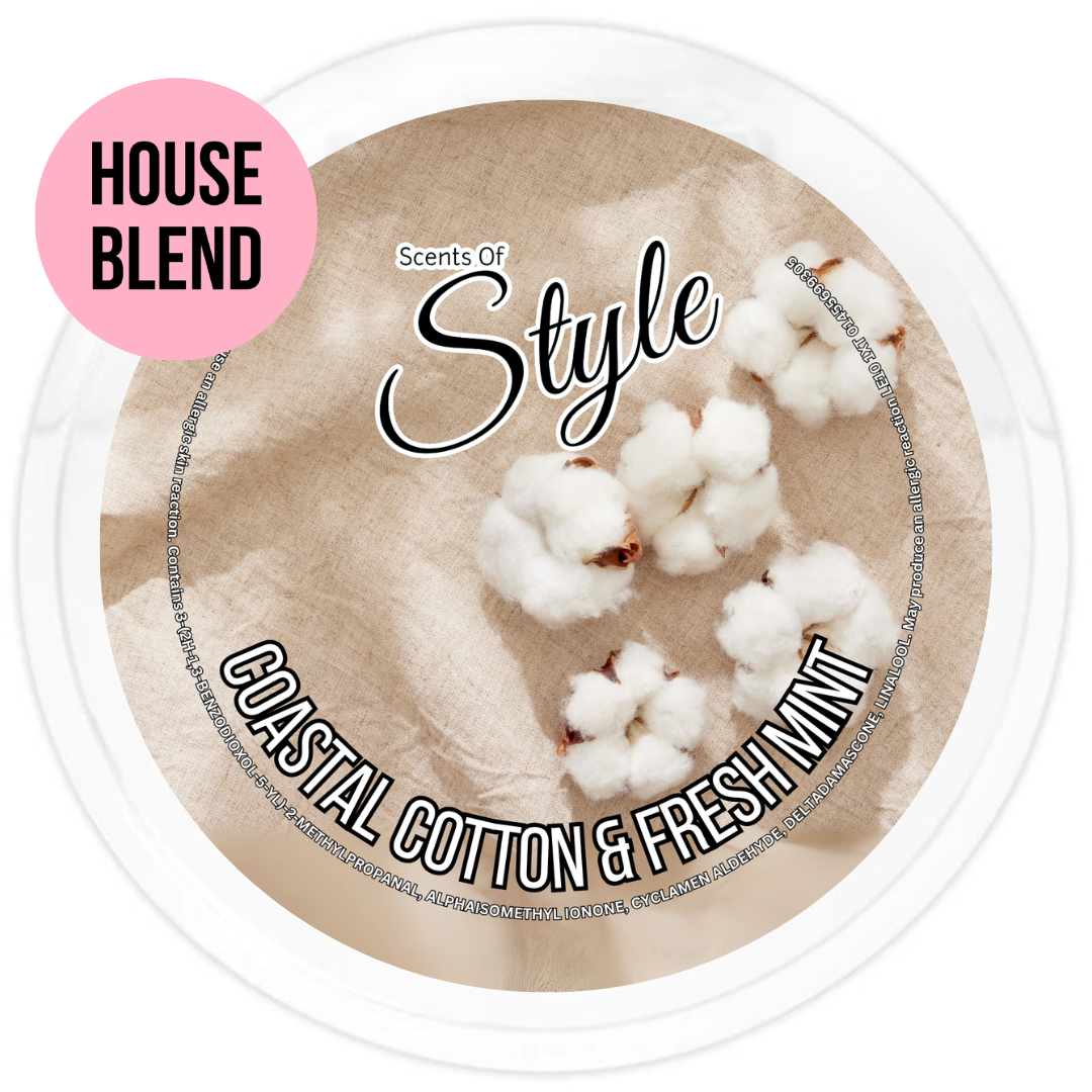 Coastal Cotton & Fresh Mint 2oz Segment Pot