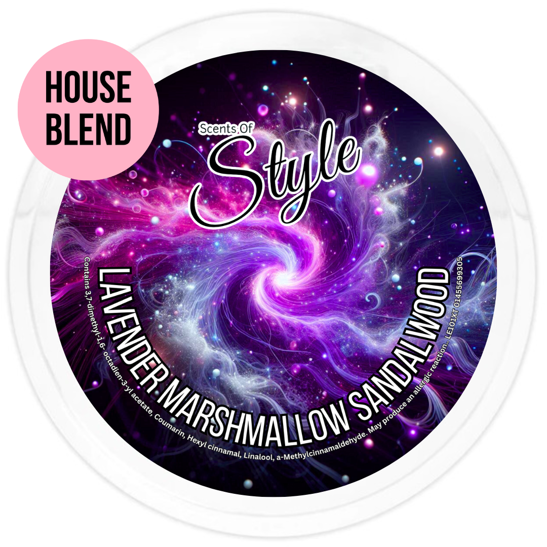 Lavender Marshmallow Sandalwood 2oz Segment Pot