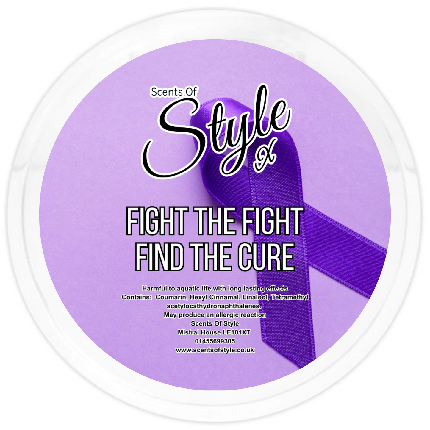 Fight The Fight, Find The Cure 2oz Segment Pot