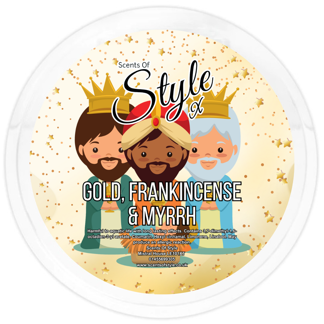 Gold Frankincense & Myrrh 2oz Segment Pot