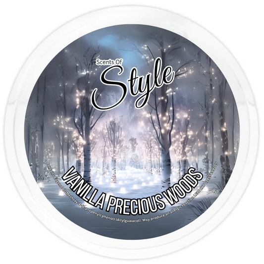 Vanilla Precious Woods 2oz Segment Pot