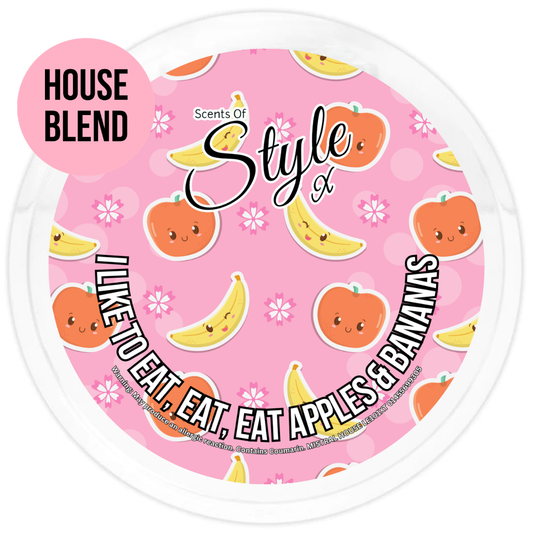 I Like To Eat, Eat, Eat Apples & Bananas 2oz Segment Pot