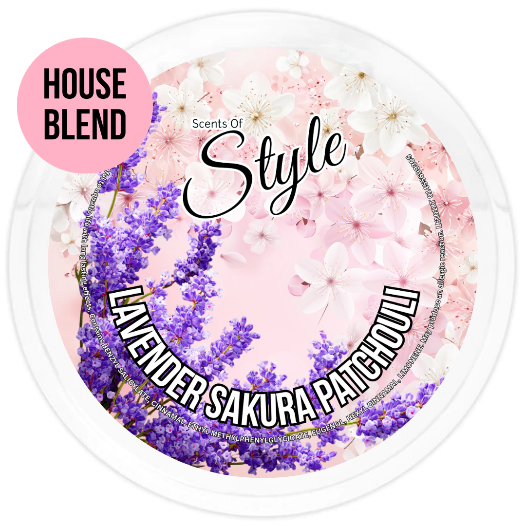Lavender Sakura Patchouli 2oz Segment Pot