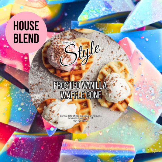 Frosted Vanilla Waffle Cone Brittle Bag