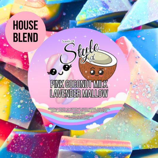 Pink Coconut Milk Lavender Mallow Brittle Bag