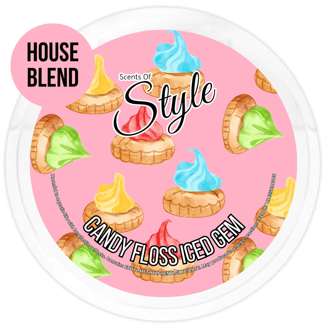 Candy Floss Iced Gem 2oz Segment Pot