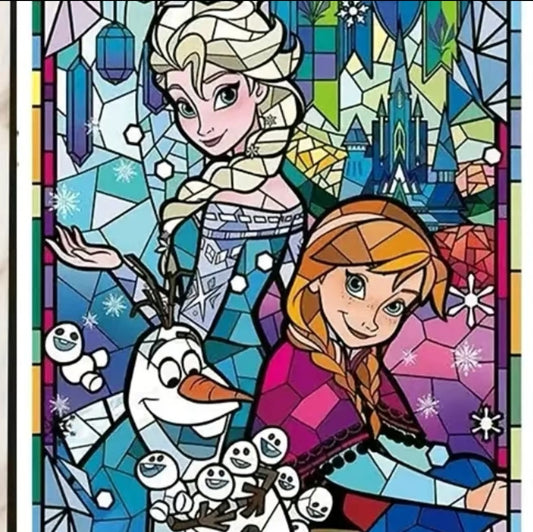 Frozen Stained Glass Diamond Kit