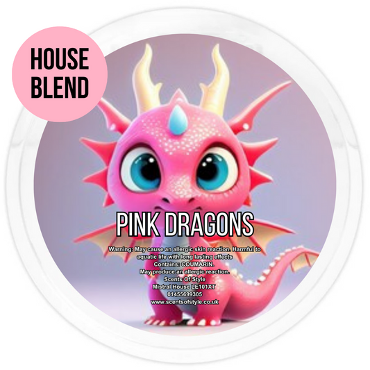Pink Dragons 2oz Segment Pot