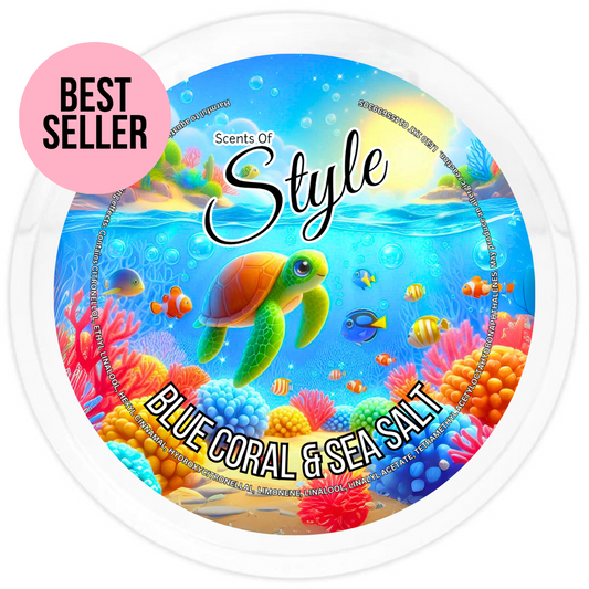 Blue Coral & Sea Salt 2oz Segment Pot