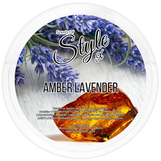 Amber Lavender 2oz Segment Pot