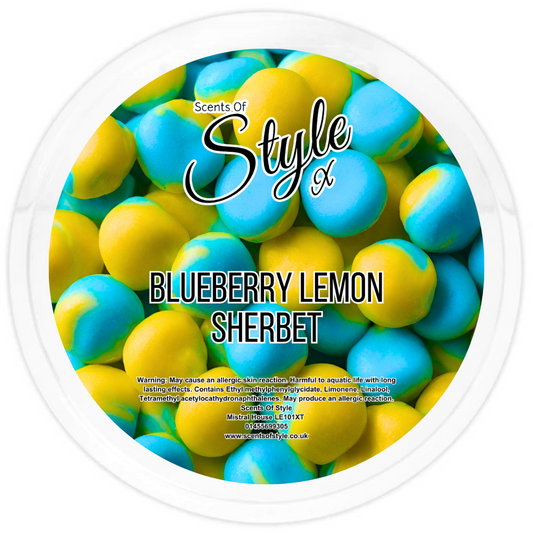 Blueberry Lemon Sherbet 4oz Souffle