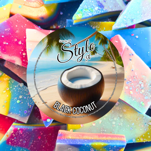 Black Coconut Brittle Bag