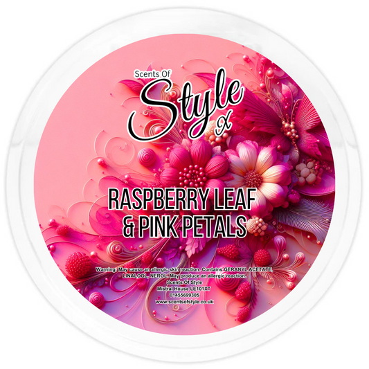 Raspberry Leaf & Pink Petals