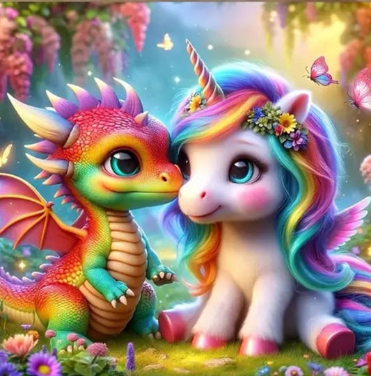 Dragons & Unicorns Diamond Kit